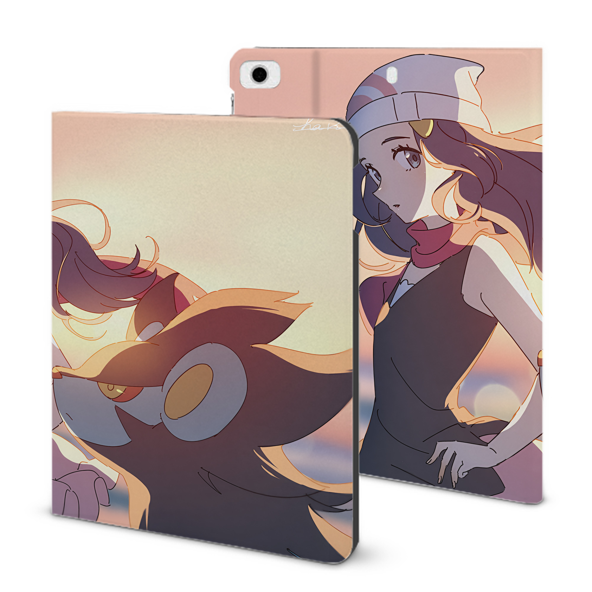（画像用） ポケットモンスター Pokémon IPad ケース ブック型 PUレザー TPU 耐衝撃 軽量 薄型 ペン収納なし 全面保護 IPad 各モデル対応